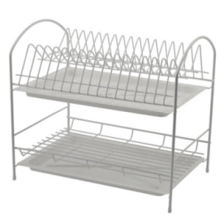 Suszarka do naczyń 2-poziomowa 40cm biała